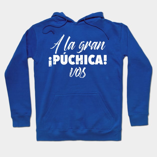 A la gran puchica - vos. Grunge design Hoodie by verde